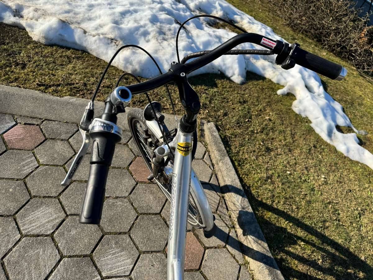 brompton klapprad gebraucht Brompton P Line Explore High Bolt Blue Lacquer 12-Gang Faltrad/Klappra   Grundtner