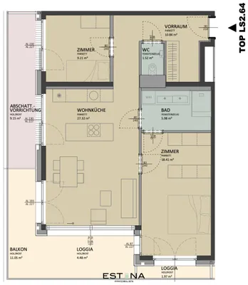 3-Zimmer-Wohnung kaufen in Wien – 73,4 m², € 571.500 – Bild 15 von 15
