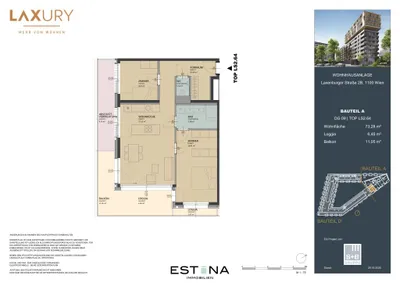 3-Zimmer-Wohnung kaufen in Wien – 73,4 m², € 571.500 – Bild 14 von 15