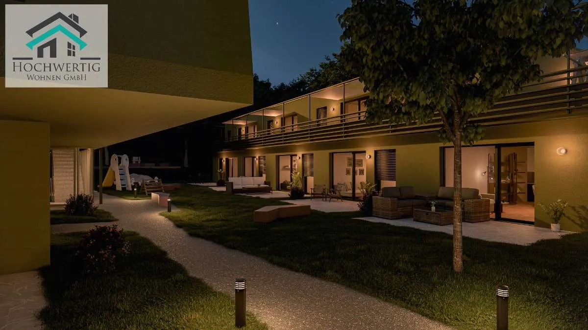 Lebendige 3-Zimmer-Wohnung in exklusiver Grünlage in Graz ++ Terrasse ++ Tiefgarage ++ - Ansicht 2