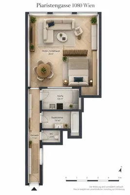 Wohnung kaufen in Wien – 47 m², € 279.000 – Bild 8 von 8