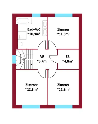 5-Zimmer-Immobilie mieten in Mattersburg – 120 m², € 1.379 – Bild 14 von 14