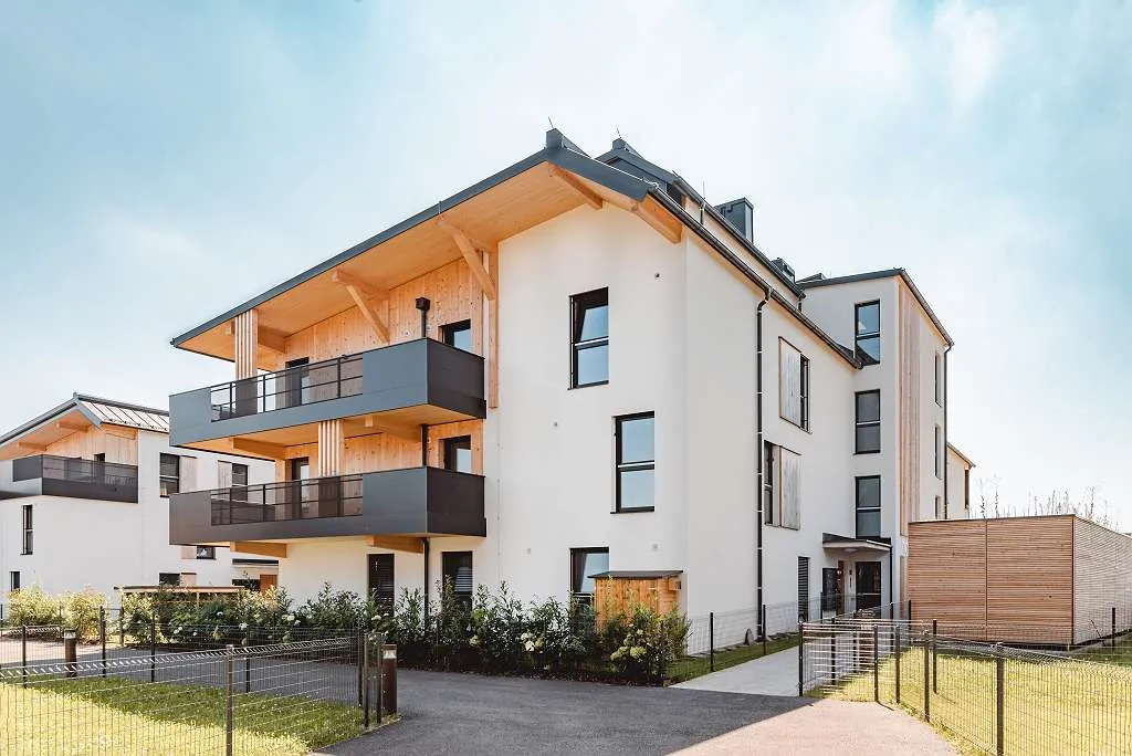 Massivholzbau "Wohnen am Sagergut" Haus A Top 05 - Widok 2