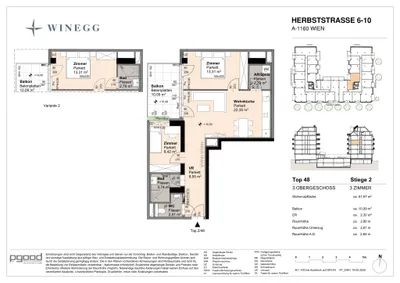 3-Zimmer-Wohnung kaufen in Wien – 61,97 m², € 413.800 – Bild 8 von 8