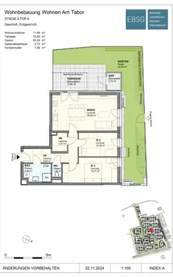 3-Zimmer-Wohnung mieten in Neusiedl am See – 71,99 m², € 860 – Bild 2 von 2
