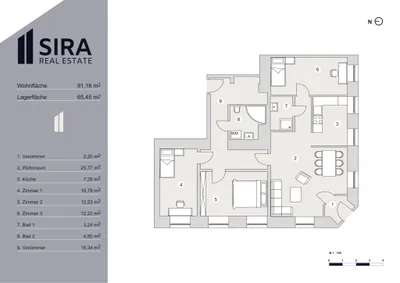 4-Zimmer-Wohnung kaufen in Wien – 94,18 m², € 419.000 – Bild 15 von 16