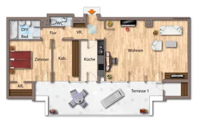 3-Zimmer-Wohnung mieten in Wien – 85 m², € 1.582 – Bild 15 von 16