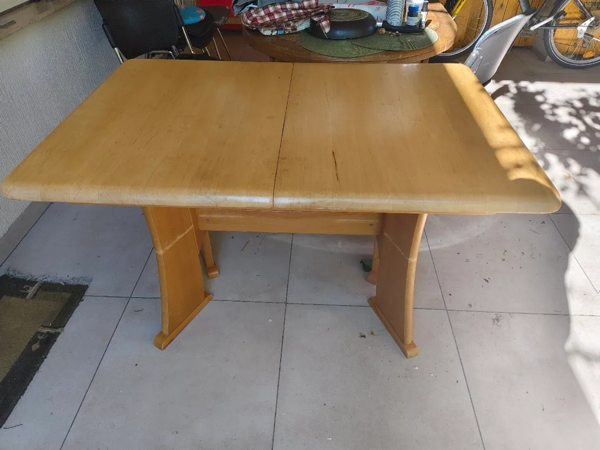 Tisch, Holztisch, gebraucht, Gartenhaus, Werkstatt, € 15,- (2442 Unterwaltersdorf)