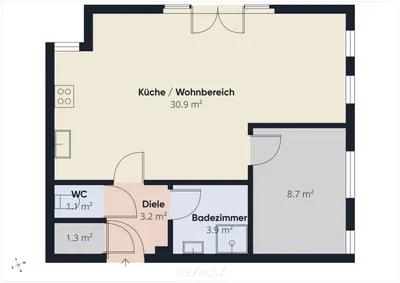 2-Zimmer-Wohnung kaufen in Linz Land – 49 m², € 209.000 – Bild 12 von 12