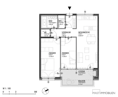 3-Zimmer-Wohnung kaufen in Wien – 78,13 m², € 450.000 – Bild 12 von 12