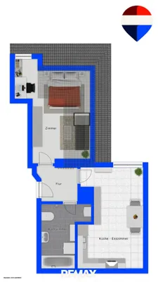 2-Zimmer-Wohnung mieten in Bruck-Mürzzuschlag – 44 m², € 496 – Bild 9 von 16