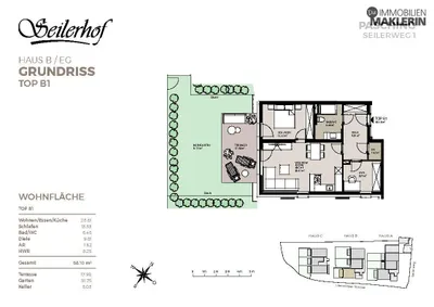 3-Zimmer-Wohnung kaufen in Linz Land – 68,1 m², € 360.000 – Bild 16 von 17