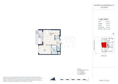 2-Zimmer-Wohnung mieten in Wien – 52,05 m², € 1.799 – Bild 15 von 15