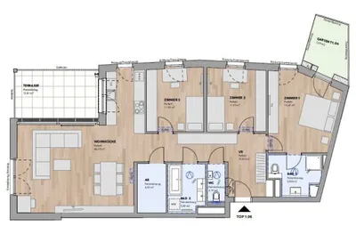 4-Zimmer-Wohnung kaufen in Sankt Pölten Land – 114,59 m², € 703.600 – Bild 3 von 13