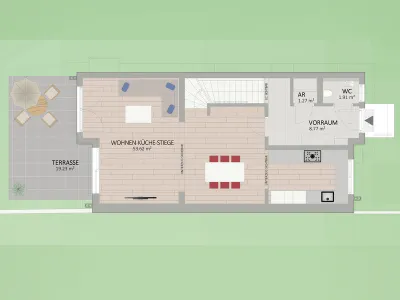 4-Zimmer-Haus kaufen in Wien – 131,6 m², € 1.199.900 – Bild 2 von 6