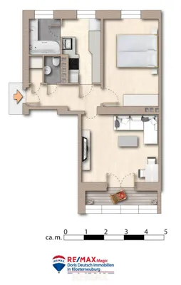 2-Zimmer-Wohnung kaufen in Tulln – 56 m², € 178.000 – Bild 13 von 13