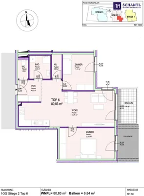 3-Zimmer-Wohnung kaufen in Gänserndorf – 80,83 m², € 409.000 – Bild 15 von 15