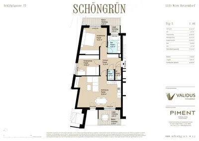 3-Zimmer-Wohnung mieten in Wien – 78 m², € 1.820 – Bild 6 von 6