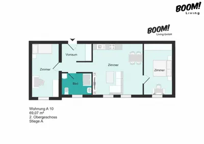 3-Zimmer-Wohnung kaufen in Hollabrunn – 69,07 m², € 219.000 – Bild 4 von 4