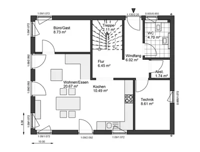 4-Zimmer-Haus kaufen in Wiener Neustadt – 140 m², € 538.201 – Bild 2 von 5