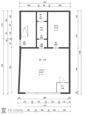 Gewerbeimmobilie mieten in Mödling – 94 m², € 1.100 – Bild 11 von 11