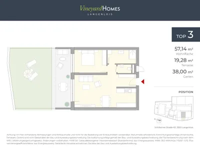 2-Zimmer-Wohnung kaufen in Krems Land – 57,14 m², € 259.800 – Bild 8 von 19