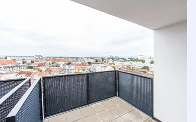 Ab 1.7. - Moderne 2-Zimmerwohnung mit südseitigem Fernblick im 9. Liftstock - Genochplatz 1