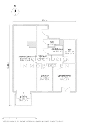 3-Zimmer-Wohnung mieten in Sankt Pölten Land – 83 m², € 1.350 – Bild 45 von 45