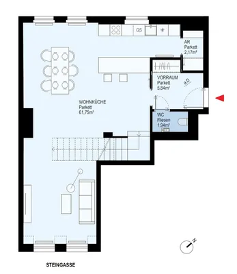 ERSTBEZUG NACH SANIERUNG | TERRASSENTRAUM | KLIMATISIERT | HELLE 4 ZIMMER | TOPLAGE NÄHE LANDSTRASSER HAUPTSTRASSE – Bild 3