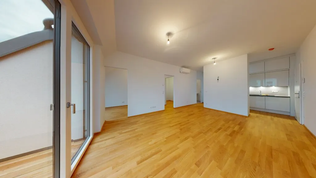 2-Zimmer-Dachgeschosswohnung mit Südloggia, 55 m², Liesing, Liesing