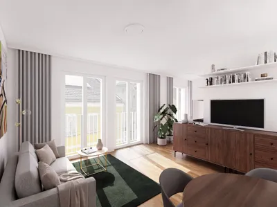 Helle 2-Zimmer-Neubauwohnung mit Morgensonne & großzügiger Wohnküche - perfekt für Singles & Paare