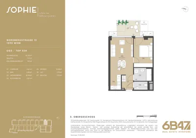 2-Zimmer-Wohnung kaufen in Wien – 46,12 m², € 420.000 – Bild 13 von 13