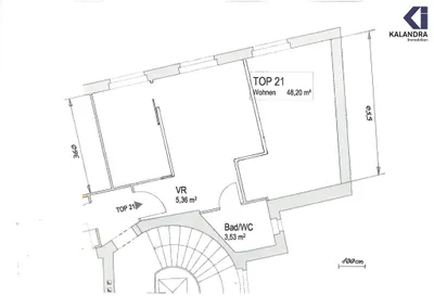 2-Zimmer-Wohnung mieten in Wien – 47,7 m², € 1.327 – Bild 10 von 11