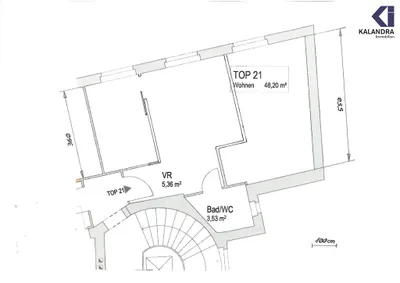 2-Zimmer-Wohnung mieten in Wien – 47,7 m², € 1.327 – Bild 11 von 11