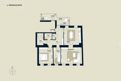 2-Zimmer-Wohnung kaufen in Wien – 115,45 m², € 1.273.400 – Bild 2 von 13