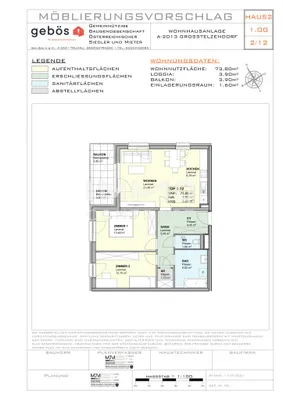 3-Zimmer-Wohnung mieten in Hollabrunn – 73,8 m², € 770 – Bild 9 von 9