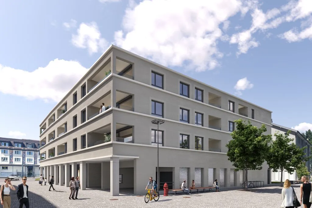 2-Zimmerwohnung am Jahnplatz inmitten von Feldkirch - Erstbezug - zu mieten - Top A1.8 - Ansicht 3