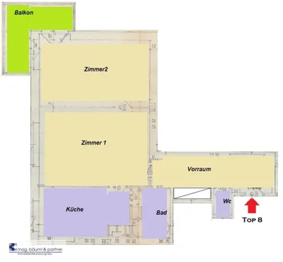 2-Zimmer-Wohnung mieten in Wien – 55,38 m², € 951 – Bild 12 von 12