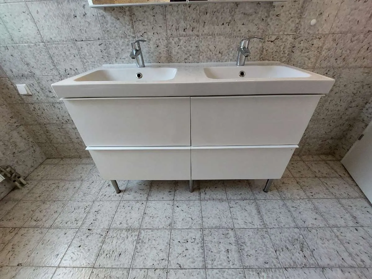sessel weiß Stuhl / auf Rollen Boucle
