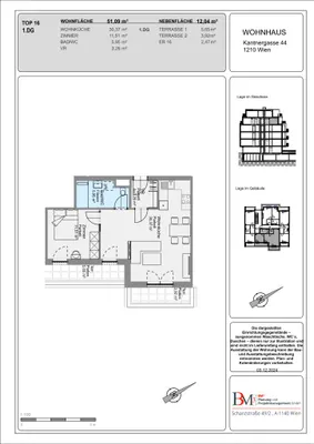 2-Zimmer-Wohnung mieten in Wien – 51,09 m², € 990 – Bild 19 von 19