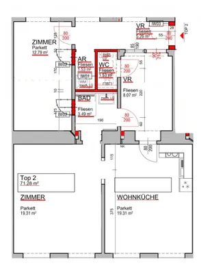 3-Zimmer-Wohnung kaufen in Wien – 71,28 m², € 389.000 – Bild 10 von 10