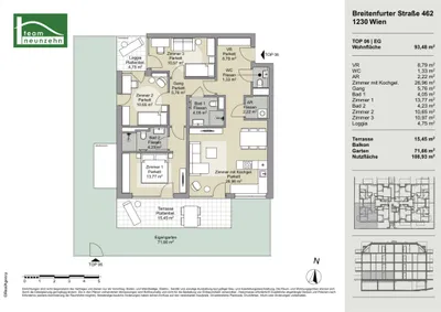 4-Zimmer-Wohnung kaufen in Wien – 88,73 m², € 662.472 – Bild 23 von 23