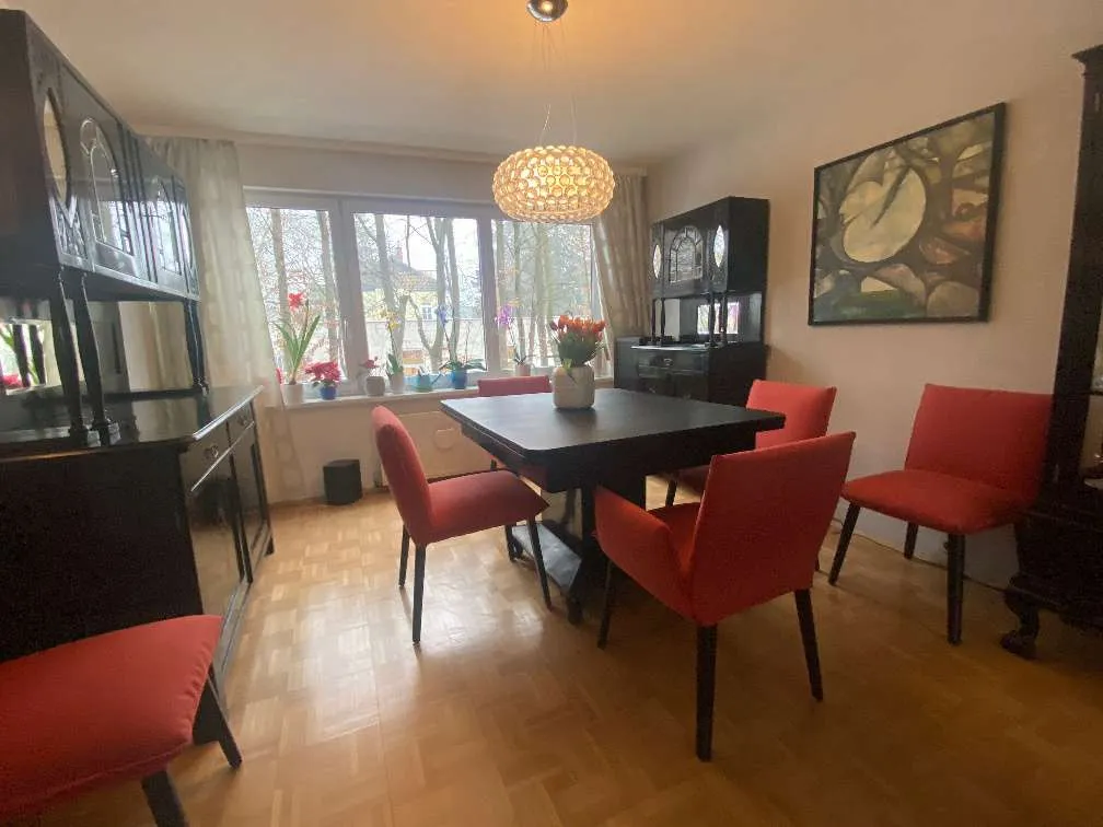 Private Rarität - vollständiges Jugendstilesszimmer um 1910, Art Nouveau, restauriert, schwarz