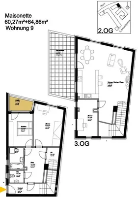 3-Zimmer-Wohnung mieten in Bruck-Mürzzuschlag – 129,62 m², € 1.727 – Bild 2 von 2