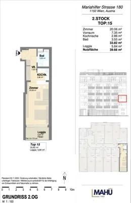 1-Zimmer-Wohnung kaufen in Wien – 34,85 m², € 324.000 – Bild 10 von 10