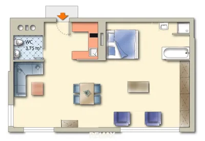 Wohnung mieten in Urfahr-Umgebung – 60,86 m², € 709 – Bild 11 von 11