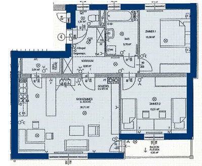 3-Zimmer-Wohnung mieten in Scheibbs – 77,79 m², € 552 – Bild 2 von 7