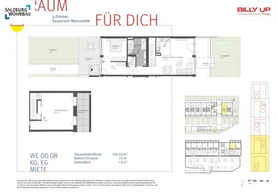 3-Zimmer-Wohnung mieten in Salzburg Stadt – 105 m², € 2.320 – Bild 11 von 11