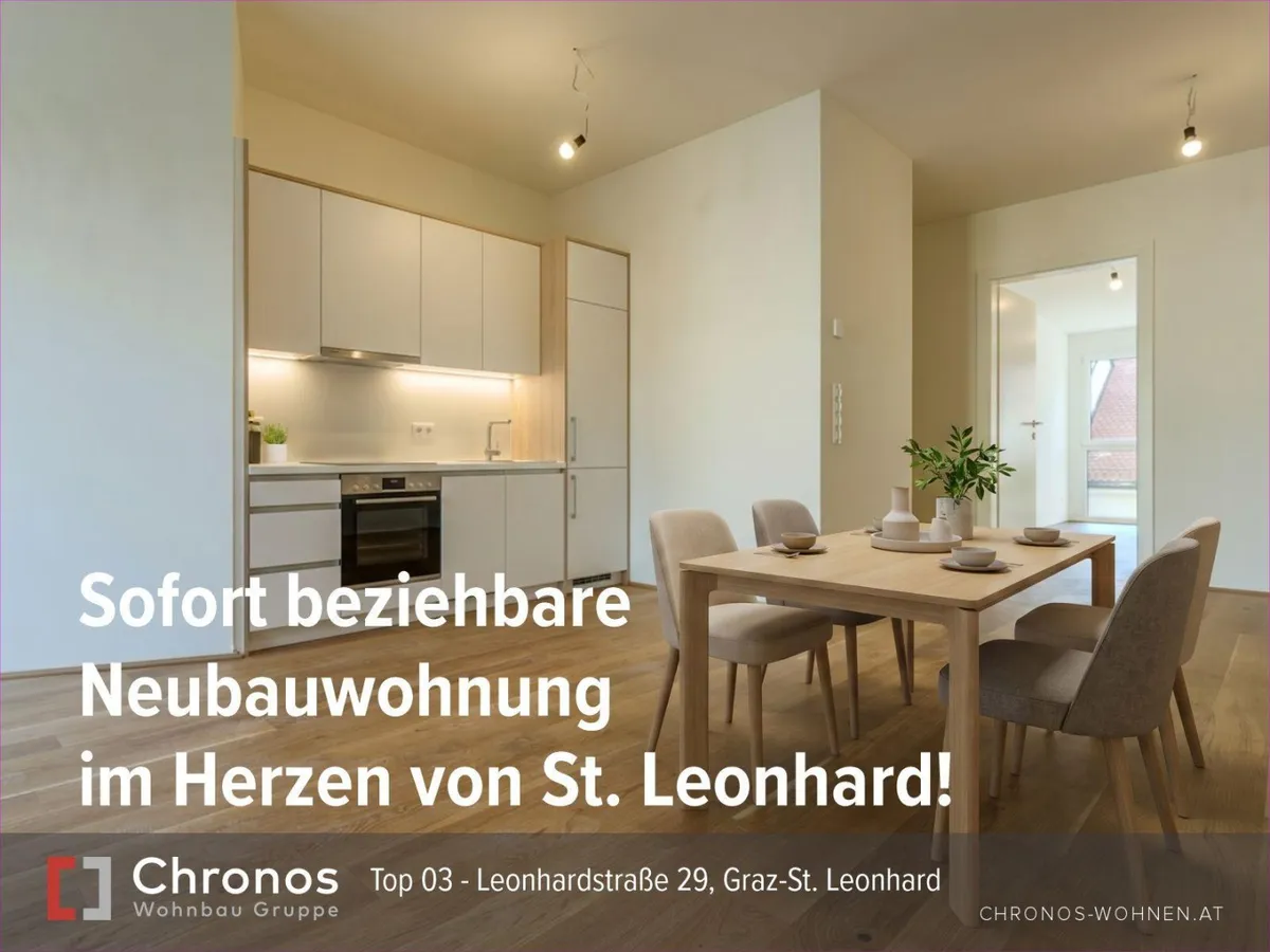 Wohnung – Graz, Herz-Jesu-Viertel, Sankt Leonhard - Ansicht 3