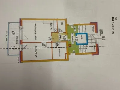 Wohnung mieten in Braunau am Inn – 49 m², € 860 – Bild 1 von 6